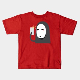 The Selfie Ghoster Kids T-Shirt